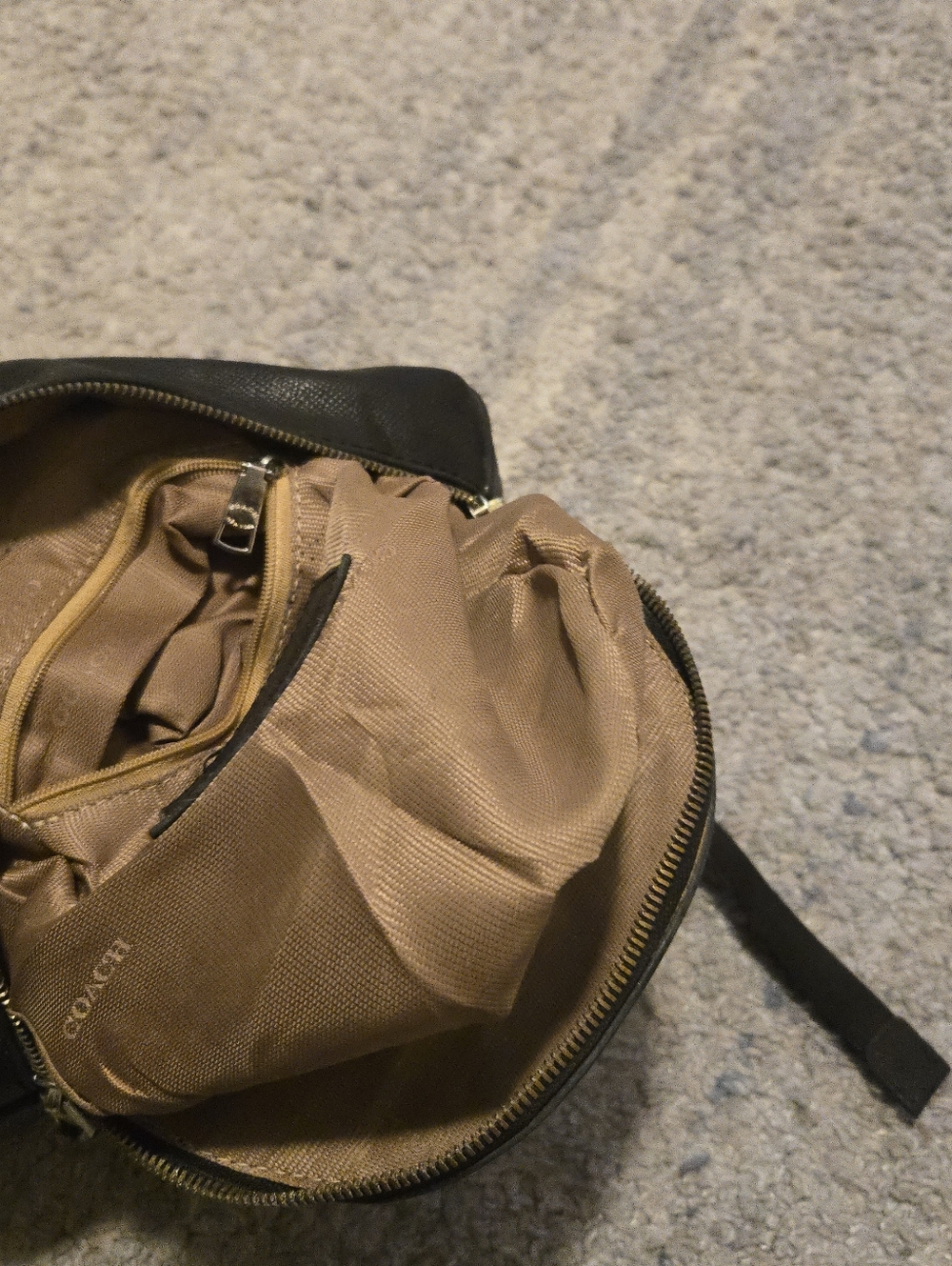 Coach Mini Charlie Backpack Signature Canvas Brown Black Small Travel Bag - Picture 9 of 16
